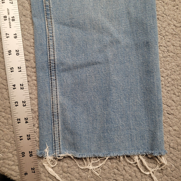 Abercrombie & Fitch Jeans 29 8R 90s Slim Straight Ultra High Rise Criss Cross - Picture 8 of 10